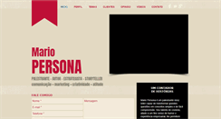 Desktop Screenshot of palestrante-mariopersona.com